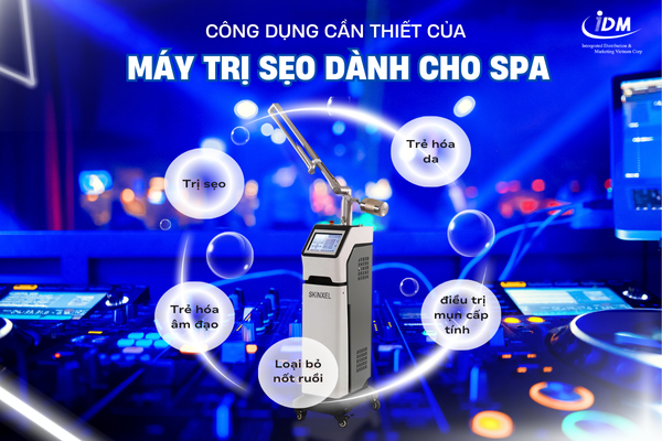 Công dụng cần thiết của máy trị sẹo hiện đại dành cho spa