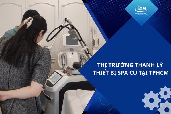 Thị trường thanh lý thiết bị spa cũ tại TPHCM