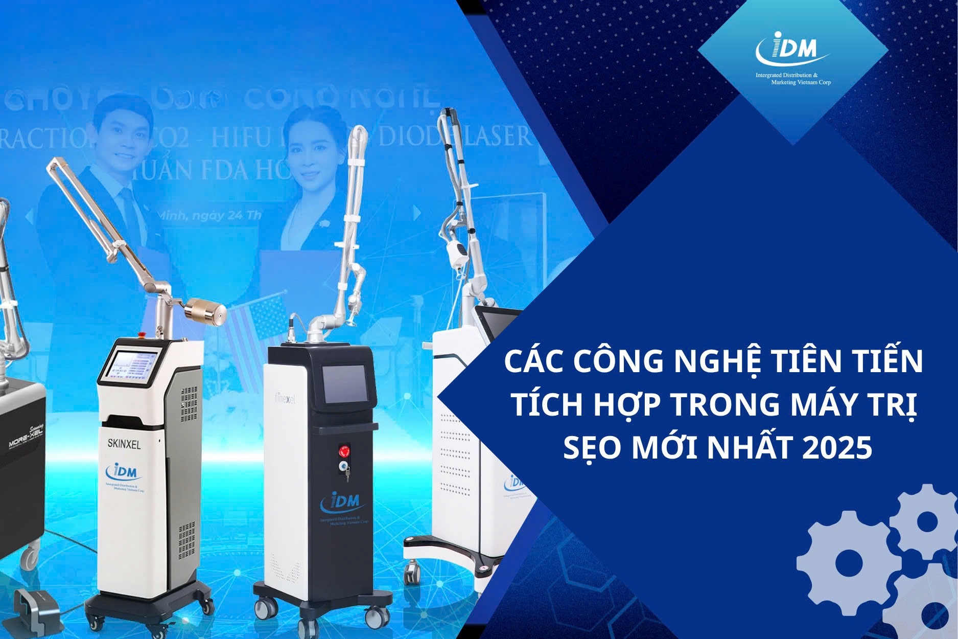 Các công nghệ tiên tiến tích hợp trong máy trị sẹo mới nhất 2025