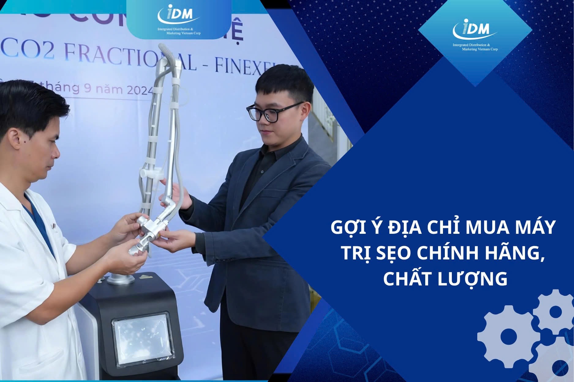 Gợi ý địa chỉ mua máy trị sẹo chính hãng, chất lượng