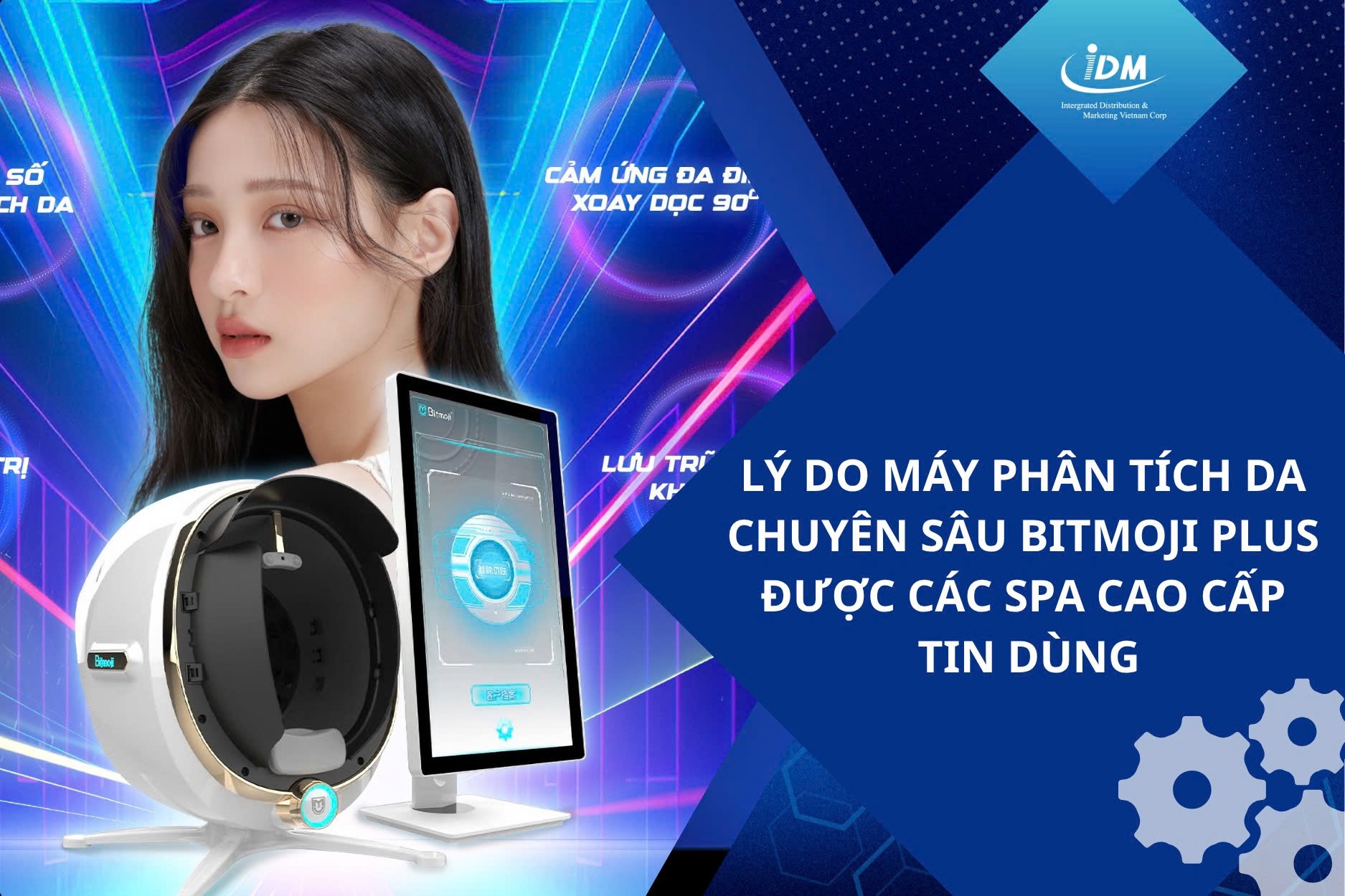 Lý do máy phân tích da chuyên sâu Bitmoji plus được các spa cao cấp tin dùng