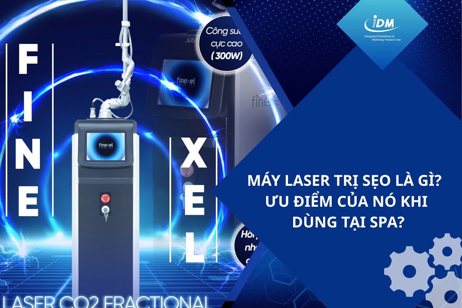 Máy laser trị sẹo là gì? Ưu điểm của nó khi dùng tại spa?
