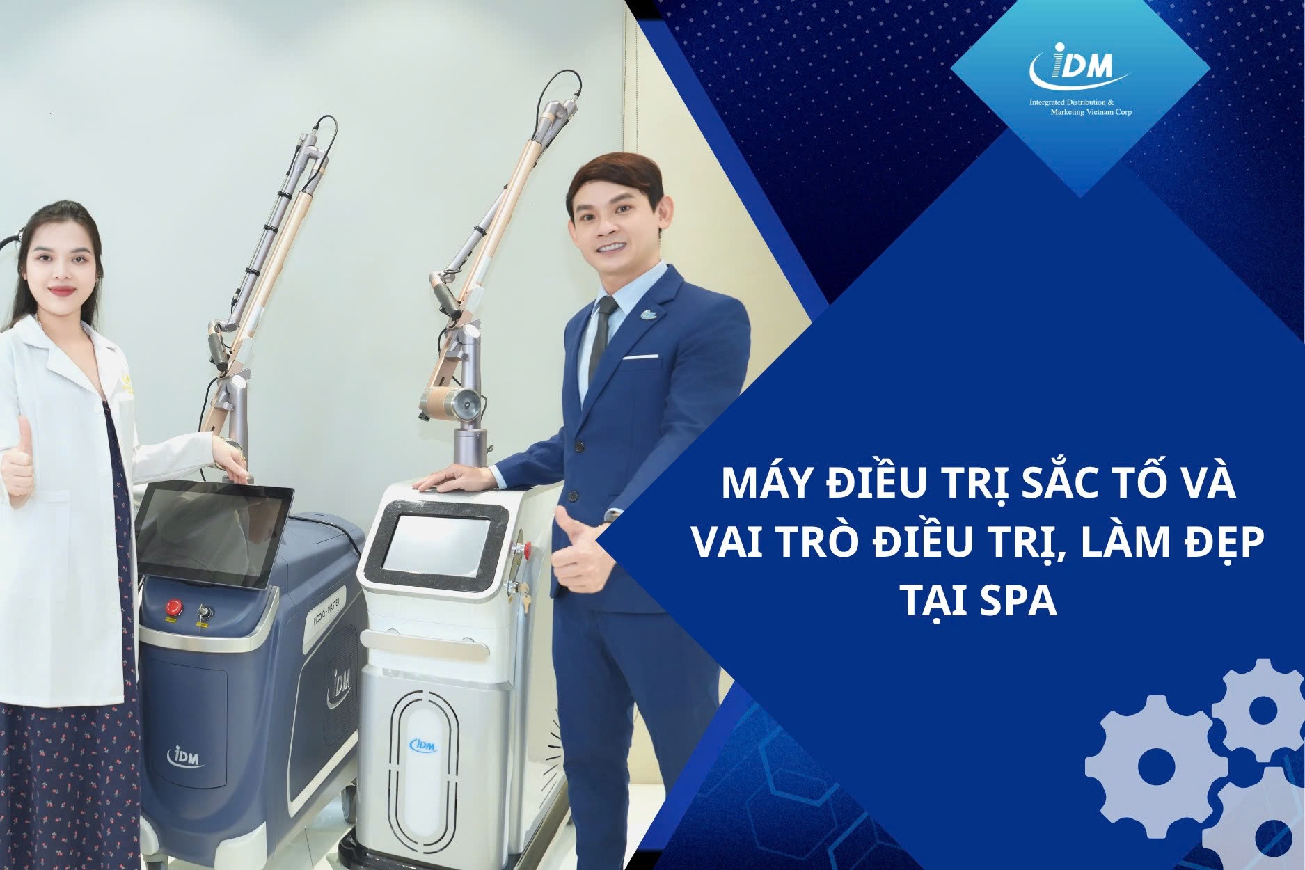 Máy điều trị sắc tố và vai trò điều trị, làm đẹp tại spa