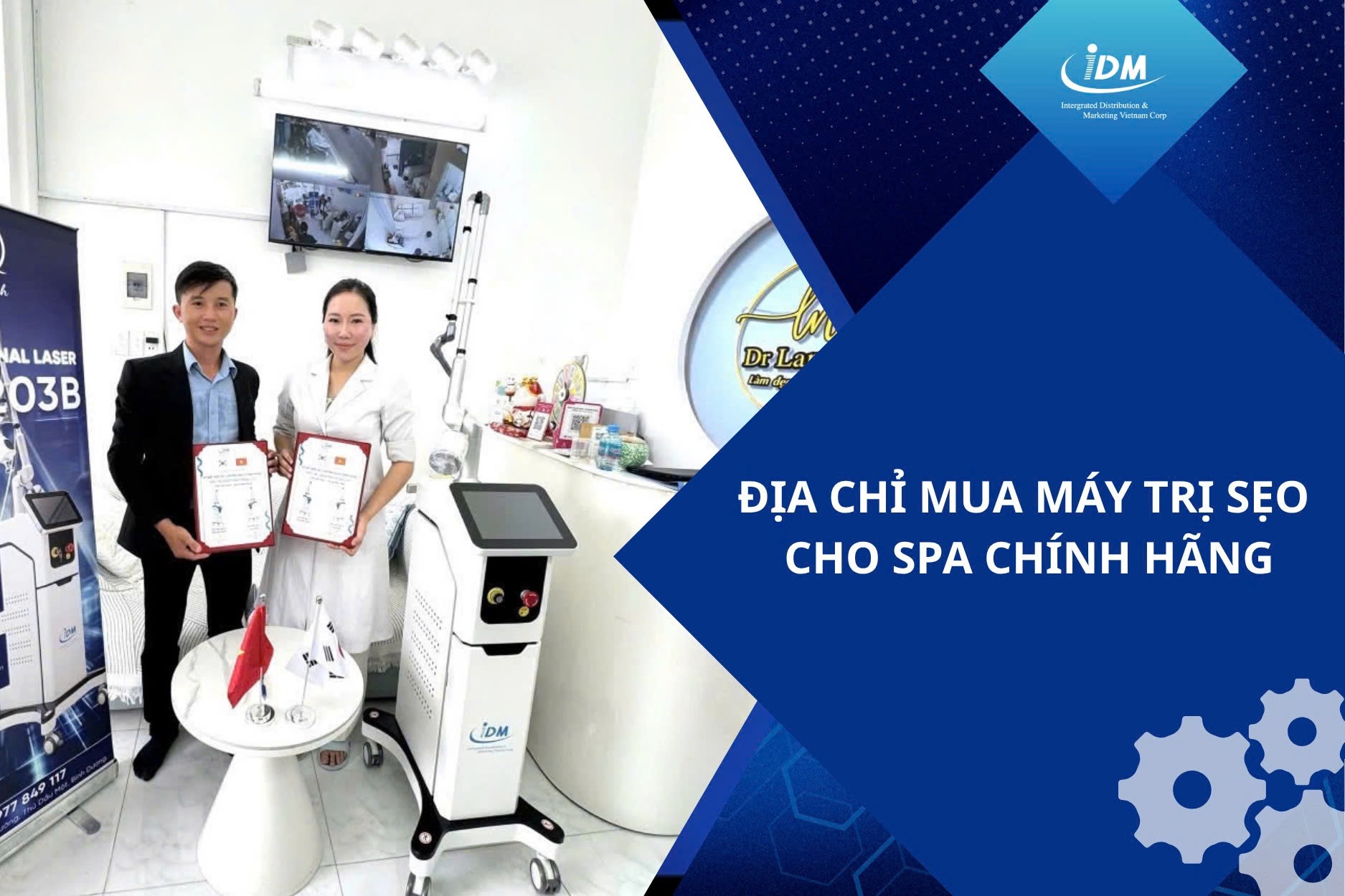 Địa chỉ mua máy trị sẹo cho spa chính hãng