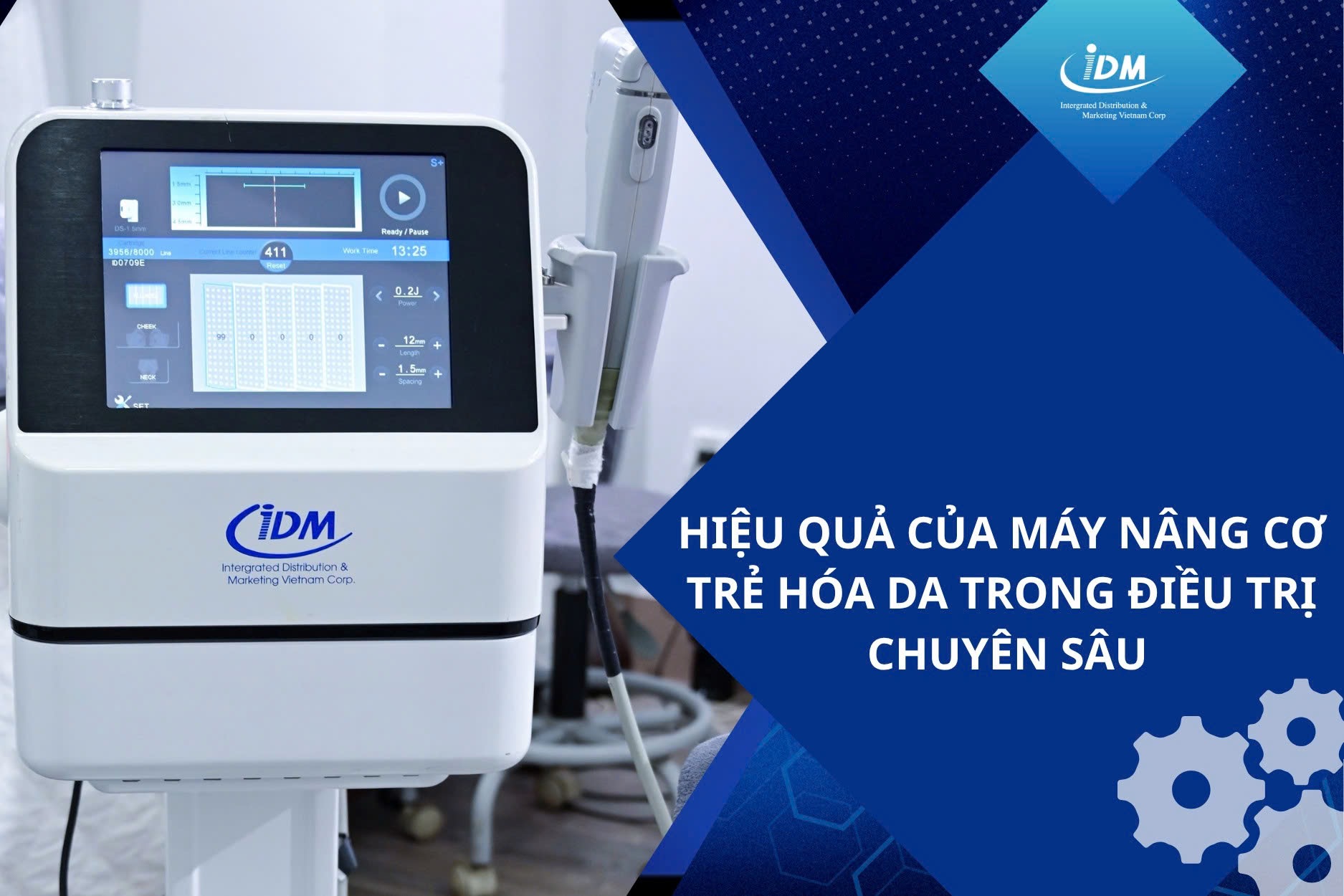 Hiệu quả của máy nâng cơ trẻ hóa da trong điều trị chuyên sâu