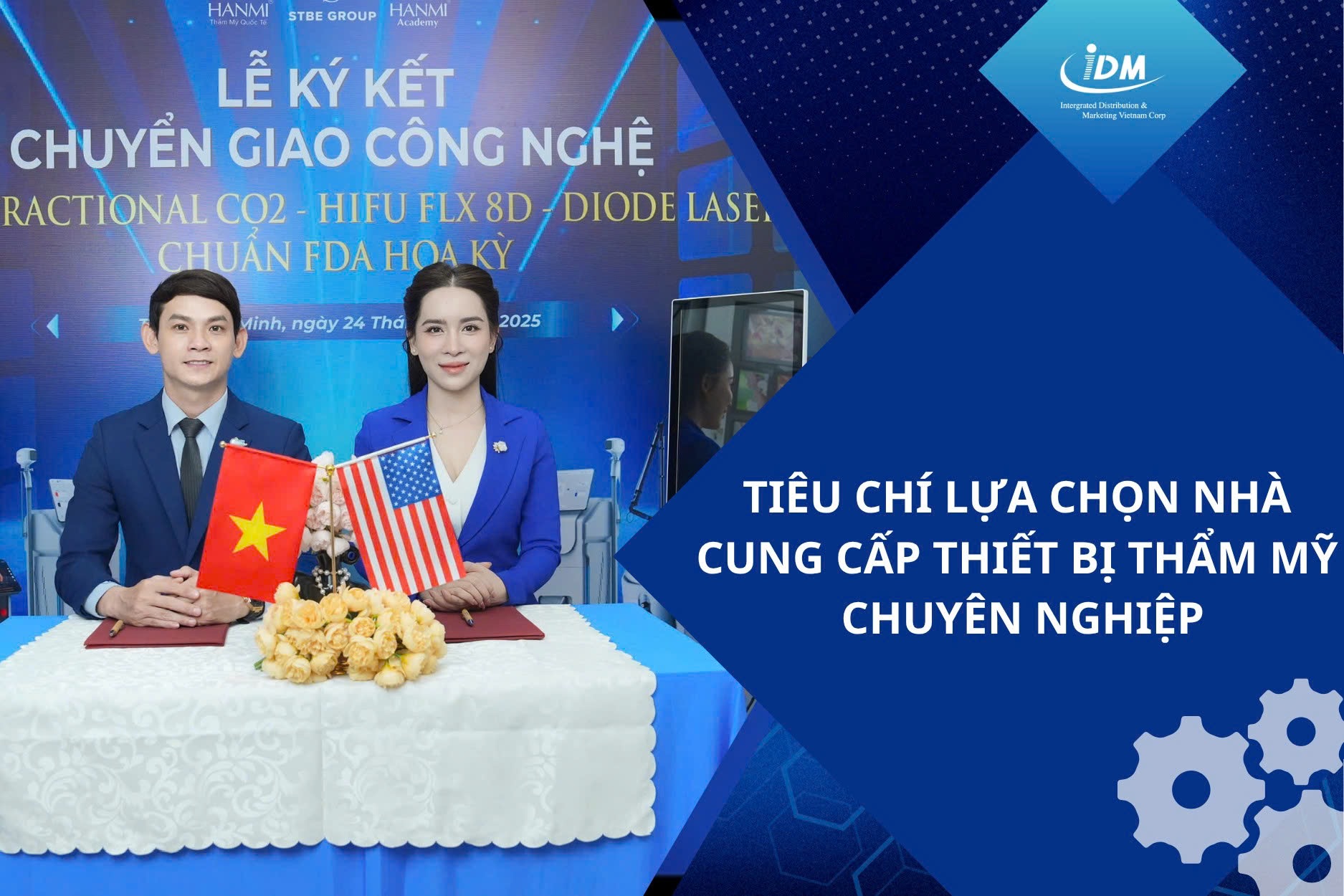 Tiêu chí lựa chọn nhà cung cấp thiết bị thẩm mỹ chuyên nghiệp