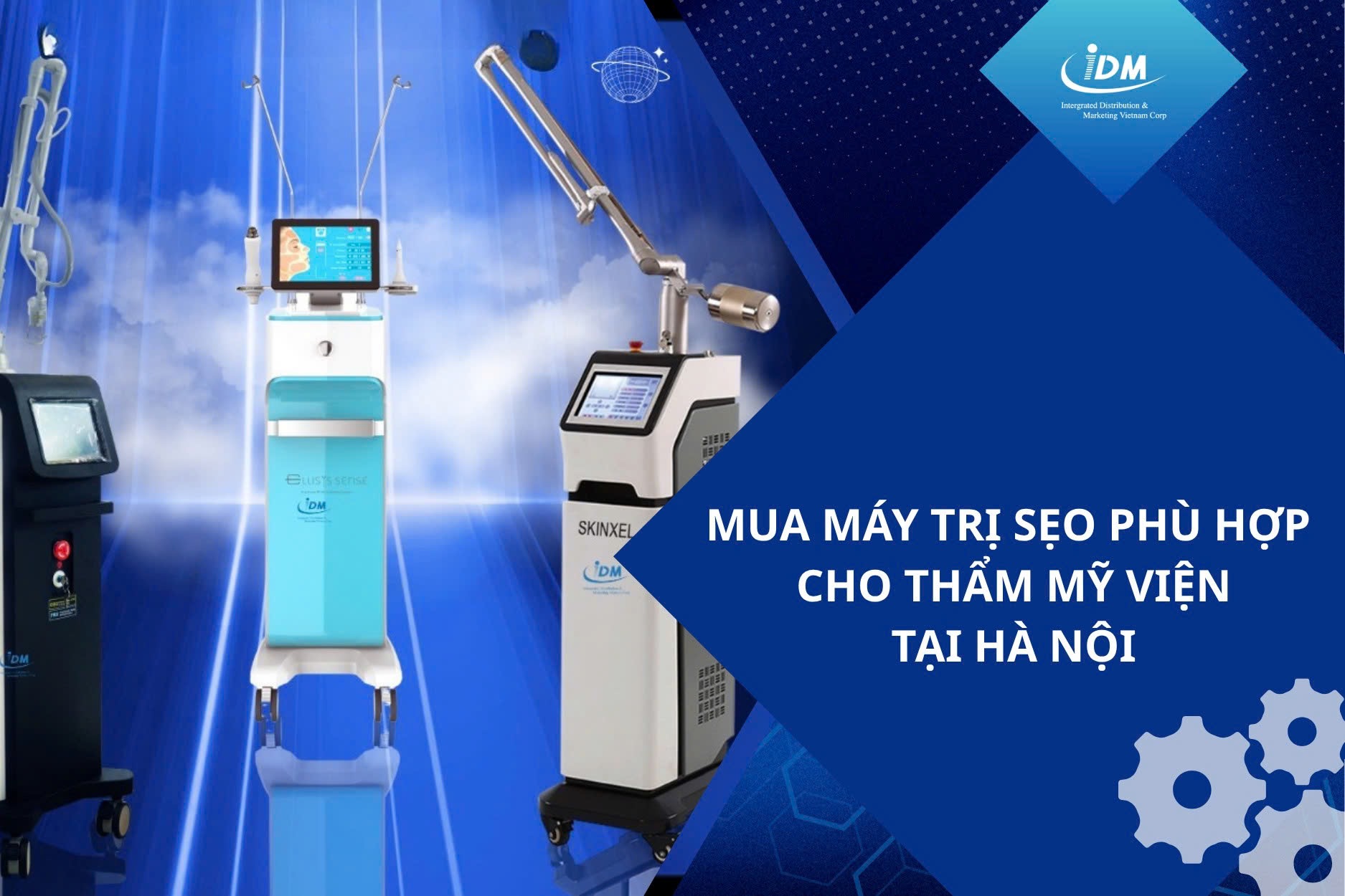 Mua máy trị sẹo phù hợp cho thẩm mỹ viện tại Hà Nội