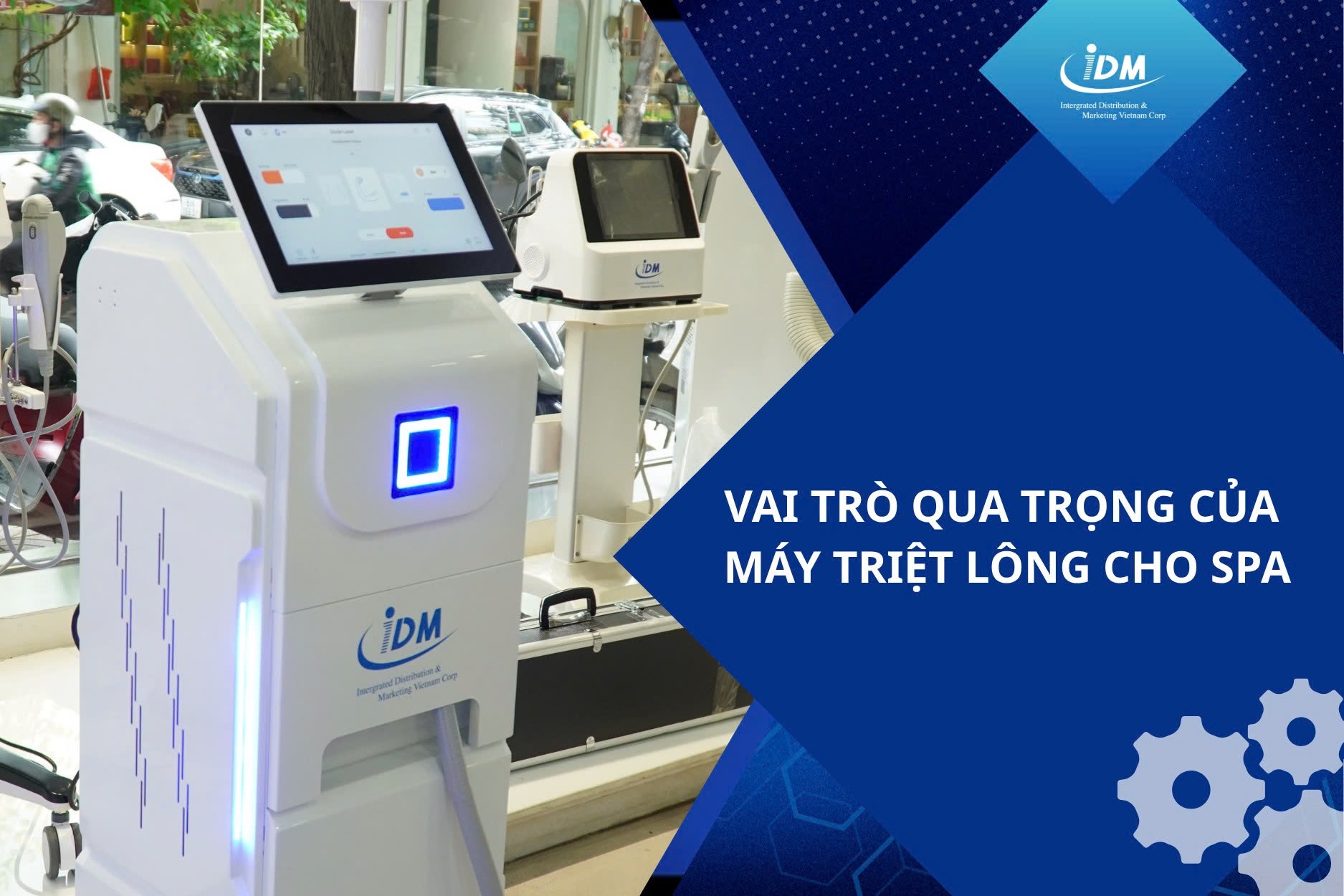 Vai trò quan trọng của máy triệt lông cho spa
