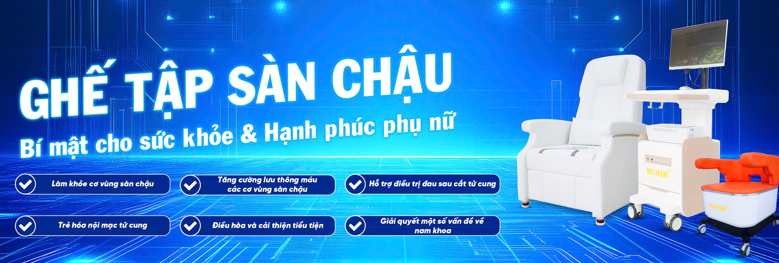 Ghế tập sàn chậu