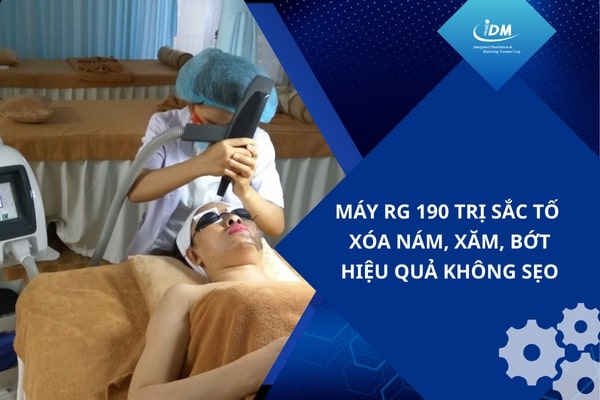 Máy RG 190 trị sắc tố – Xóa nám, xăm, bớt hiệu quả không sẹo