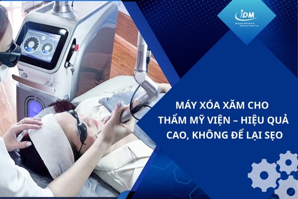 Máy xóa xăm cho thẩm mỹ viện – Hiệu quả cao, không để lại sẹo