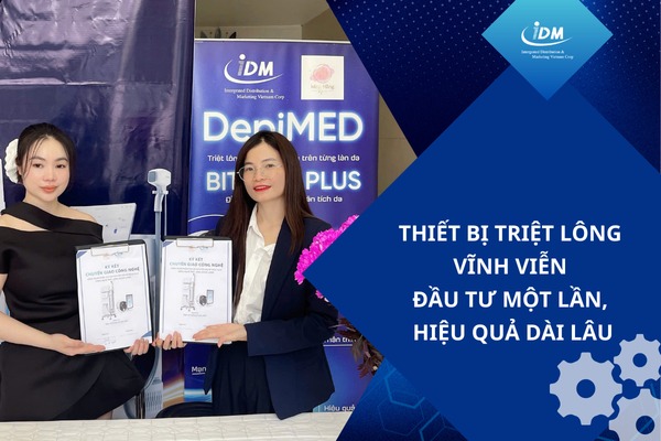 Thiết bị triệt lông vĩnh viễn – Đầu tư một lần, hiệu quả dài lâu