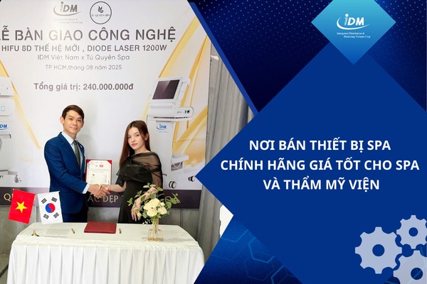 Nơi bán thiết bị spa chính hãng giá tốt cho spa và thẩm mỹ viện