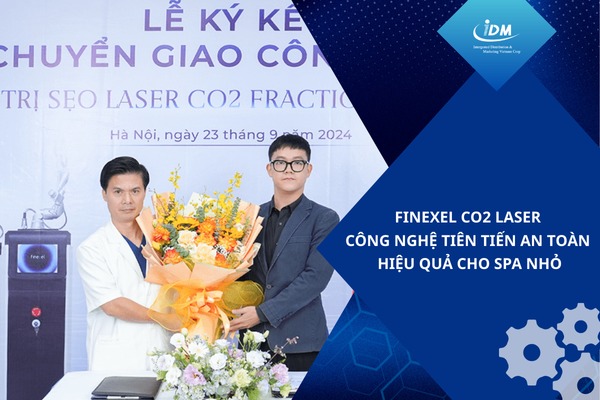 Finexel CO2 Laser công nghệ tiên tiến an toàn hiệu quả cho spa nhỏ