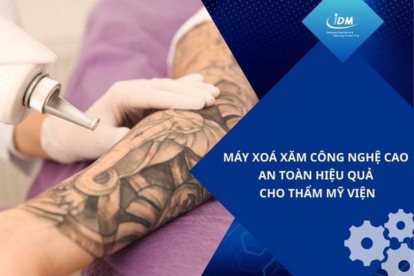 Máy xoá xăm công nghệ cao an toàn hiệu quả cho thẩm mỹ viện