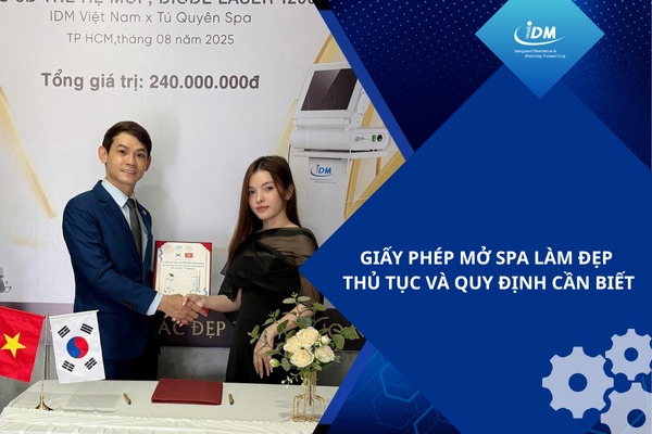 Giấy phép mở spa làm đẹp – Thủ tục và quy định cần biết