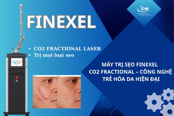 Máy trị sẹo Finexel CO2 Fractional – Công nghệ trẻ hóa da hiện đại
