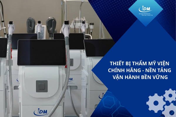 Thiết bị thẩm mỹ viện chính hãng nền tảng vận hành bền vững