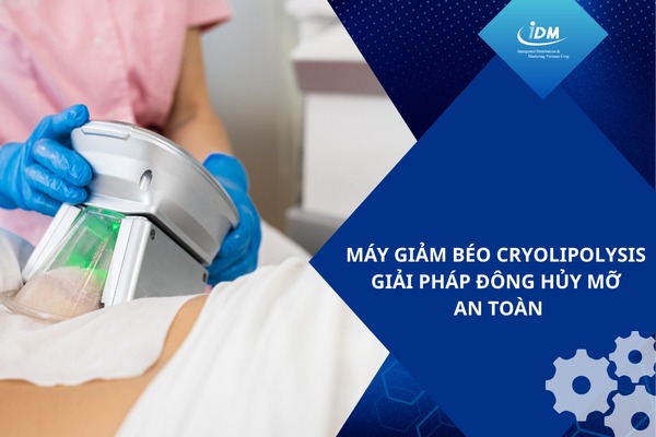 Máy giảm béo Cryolipolysis giải pháp đông hủy mỡ an toàn