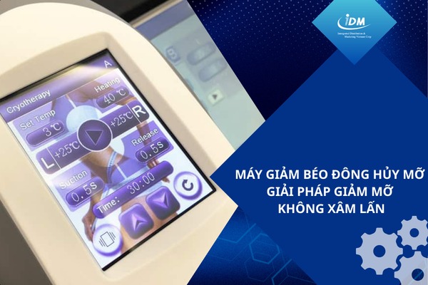 Máy giảm béo đông hủy mỡ giải pháp giảm mỡ không xâm lấn