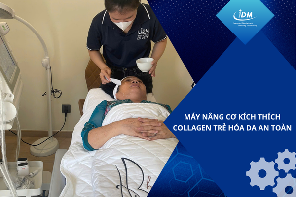 Máy nâng cơ kích thích collagen trẻ hóa da an toàn