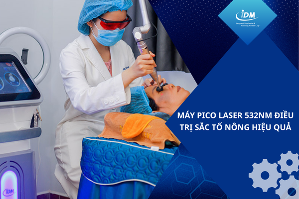 Máy Picosecond Laser 532nm điều trị sắc tố nông hiệu quả