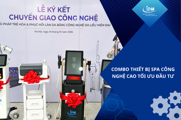 Combo thiết bị spa công nghệ cao tối ưu đầu tư