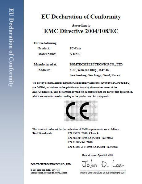 Chứng nhận EC thiết bị máy móc thẩm mỹ IDM