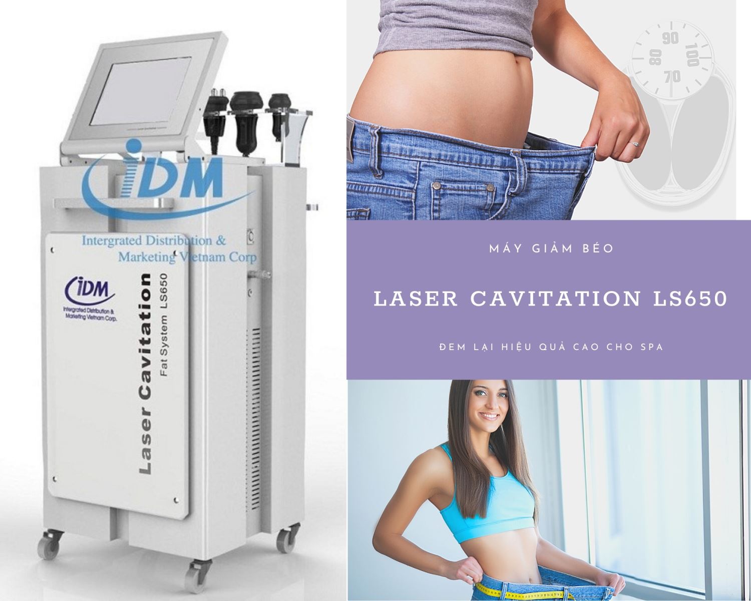 Máy giảm béo Laser Cavitation Ls650 được rất nhiều spa yêu thích và sử dụng.