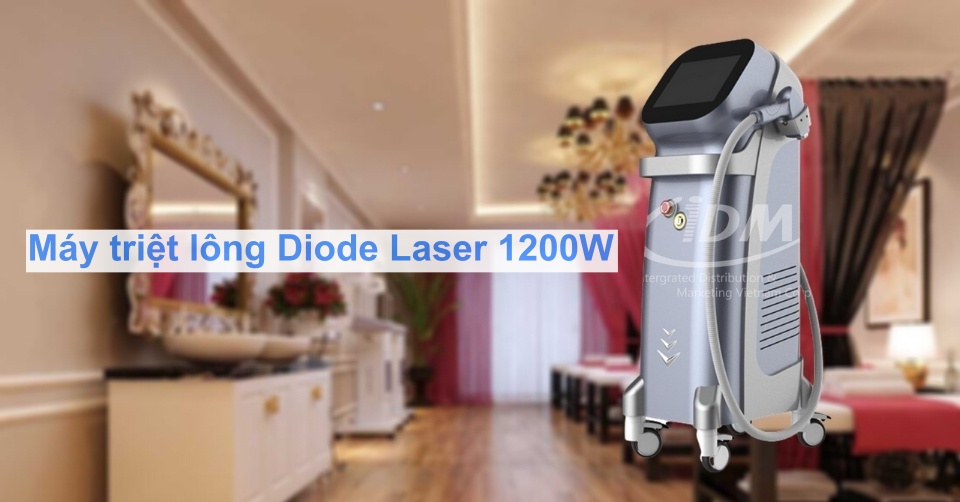 Máy triệt lông Diode Laser 1200W